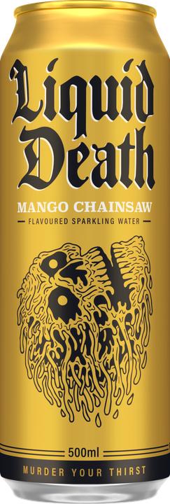 Actual product image Liquid Death Chainsaw Mango (12 x 50 cl)