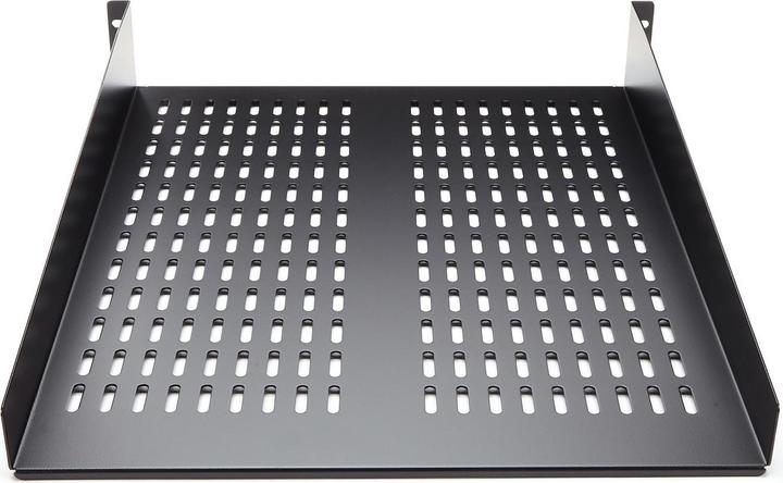 Productafbeelding StarTech 2 U Vast legbord voor serverrack/kast tot 22 kg - 55 cm diep - geventileerd