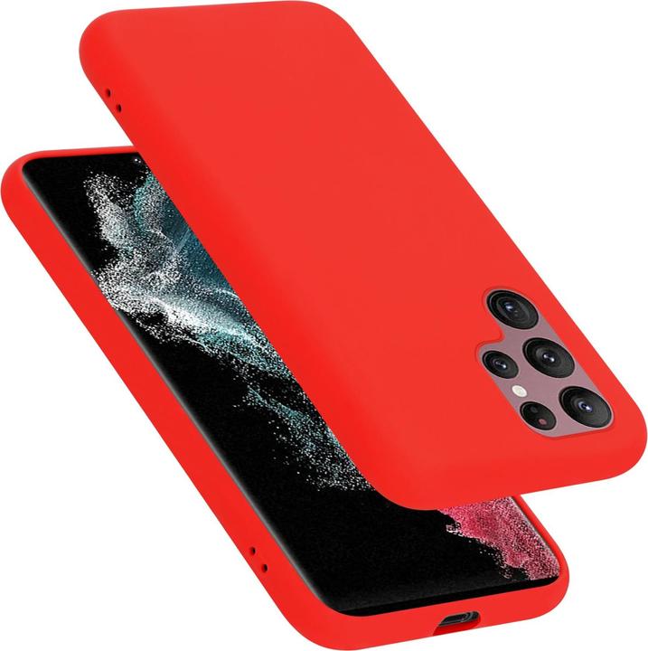 Produktbild Cadorabo TPU Liquid Silicone Case Hülle (Samsung Galaxy S22 Ultra)