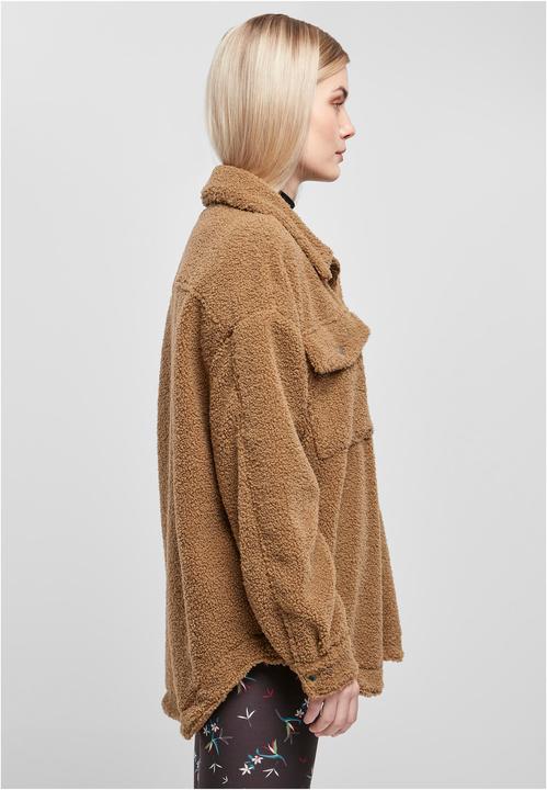 Actual product image Urban Classics Ladies Sherpa Overshirt - 16517 (XL)