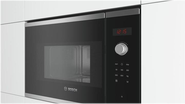 Produktbild Bosch Hausgeräte Serie 4 BFL523MS0 microwave Built-in Solo microwave Black, Stainless steel