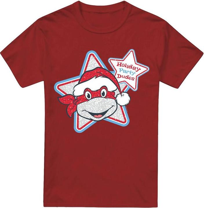 Produktbild Teenage Mutant NT Holiday Party Dudes TShirt weihnachtliches Design (M)