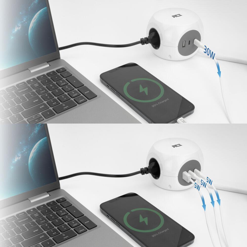 Thumbnail - ACT, Steckdosenleiste, AC2425 (3 x, CEE 7/5, 1.50 m)