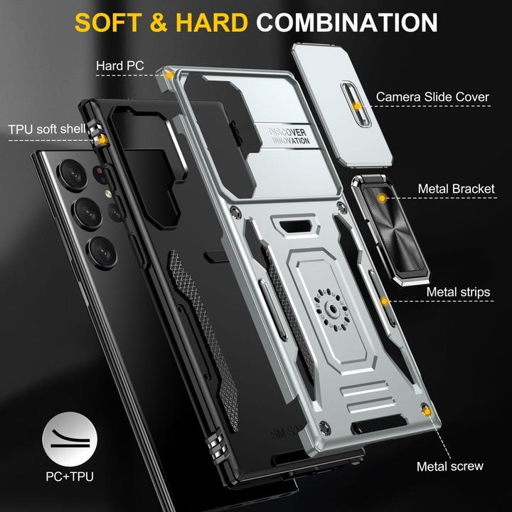 Produktbild Amazon Hülle für Samsung Galaxy S24 Ultra 5G Schutz Handy Case Cover Kamera Etui Bumper (Samsung Galaxy S24 Ultra)