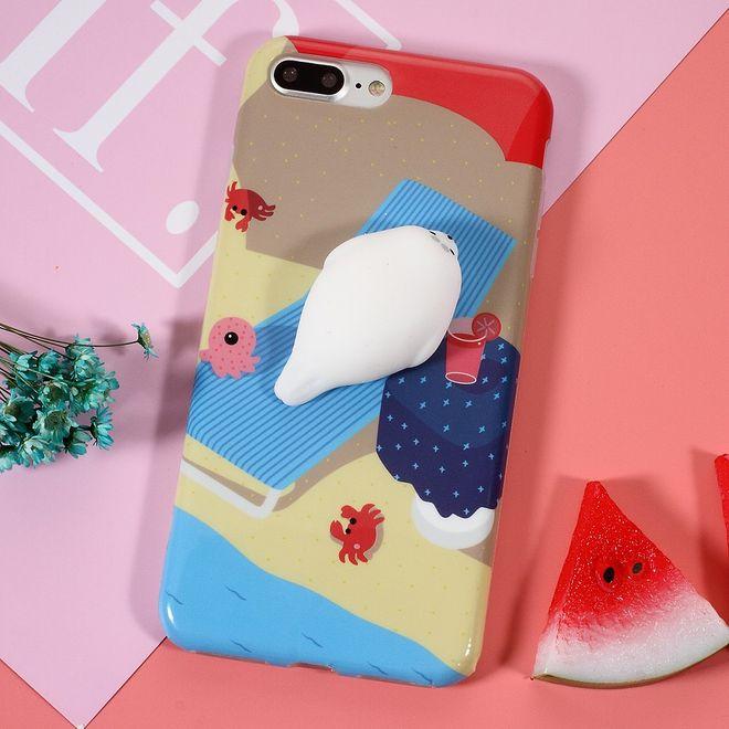Actual product image MU Style 3D Soft Squishy TPU Cover (Apple iPhone 7 Plus, Apple iPhone 8 Plus)