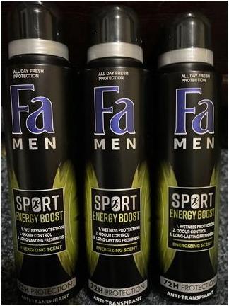 Fa Deo Spray Sport Energy Boost 72H 150ml (Spray, 150 ml)