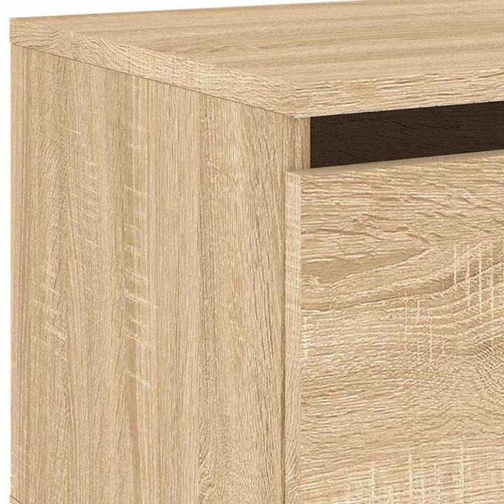 Immagine prodotto VidaXL Comodini a parete con luci LED 2 pezzi (50 x 36 x 30 cm)