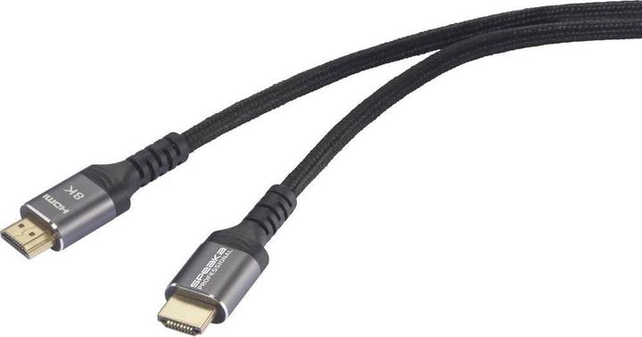 Produktbild SpeaKa Professional HDMI Anschlusskabel HDMI-A Stecker, HDMI-A Stecker 5.00 m Sc (5 m, HDMI, 2.1)