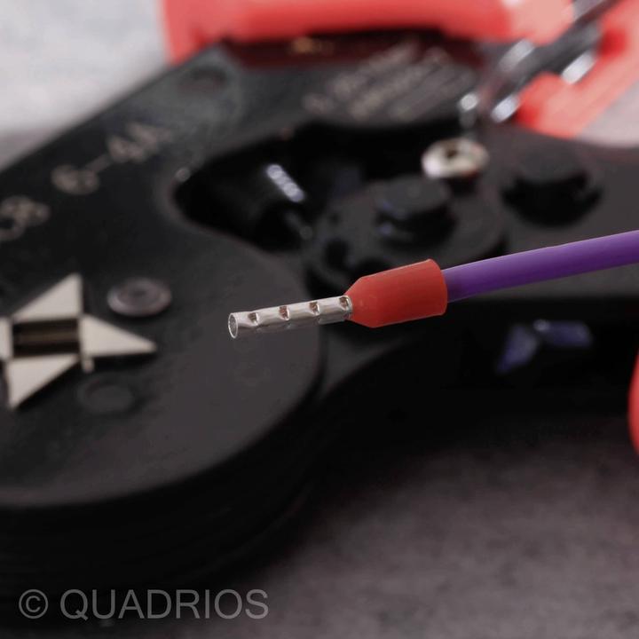 Produktbild Quadrios 22C427 Aderendhülse 1 mm² Teilisoliert Rot 1 Set