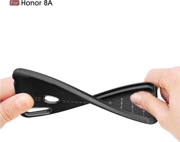 Produktbild Screenguard Honor 8A Hülle Leather Design TPU Cover (Honor 8A)
