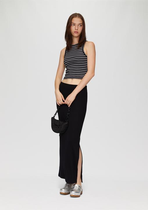 Produktbild s.Oliver Rock Elastischer Midirock mit Rippstruktur (36)