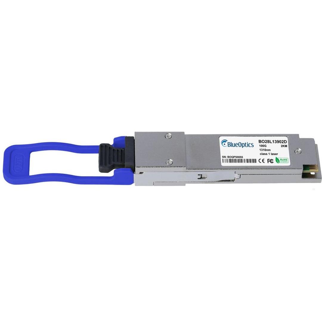 Thumbnail - BlueOptics Juniper JNP-QSFP-100G-PSM4 kompatibler QSFP28 BO28L13902D, Transceiver, Silber