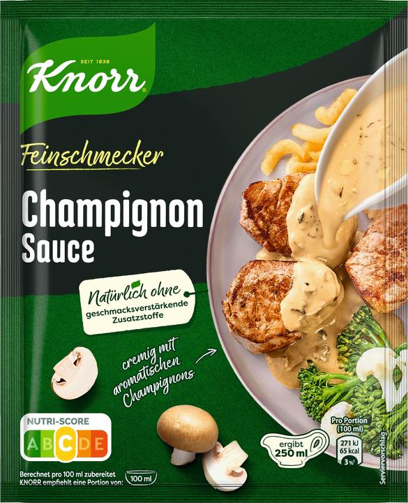 Produktbild Knorr Feinschmecker Champignon Sauce 1/4l