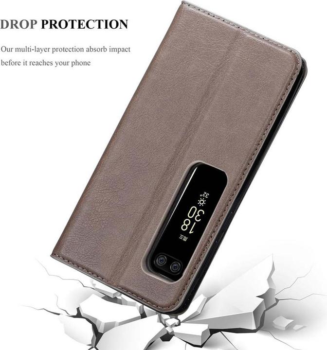 Actual product image Cadorabo Book Invisible Magnet Cover (Meizu Pro 7)