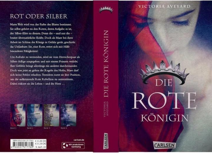 Produktbild Die rote Königin (Die Farben des Blutes 1) (Deutsch, Victoria Aveyard, 2018)