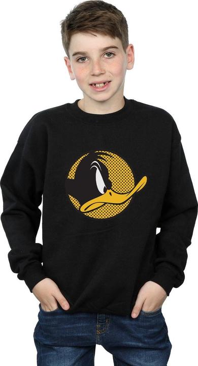 Actual product image Looney Tunes Boys Daffy Duck Dotted Profile Sweatshirt (128)