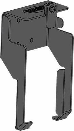 Produktbild Gamber-Johnson 7160-1695, Nicht-Ladestation,, Keyence BT-A700, Schwarz, 108 mm, 203,2