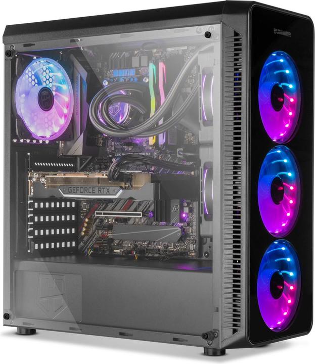 Produktbild Nox ATX TOWER HUMMER TGM RAINBOW RGB - Tower (ATX, mATX, Mini-ITX)
