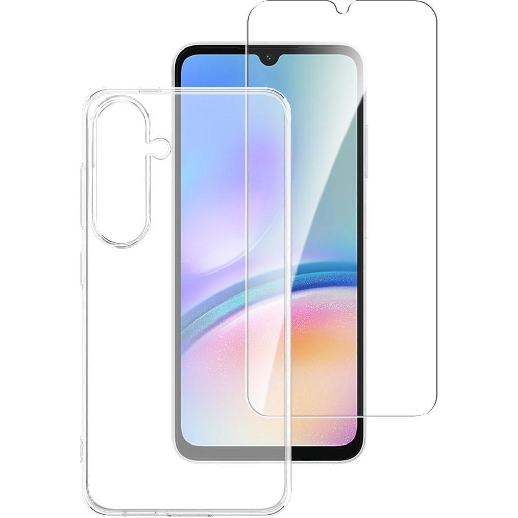 4smarts 360° Protection Set (Samsung Galaxy A05s), Smartphone Hülle, Transparent