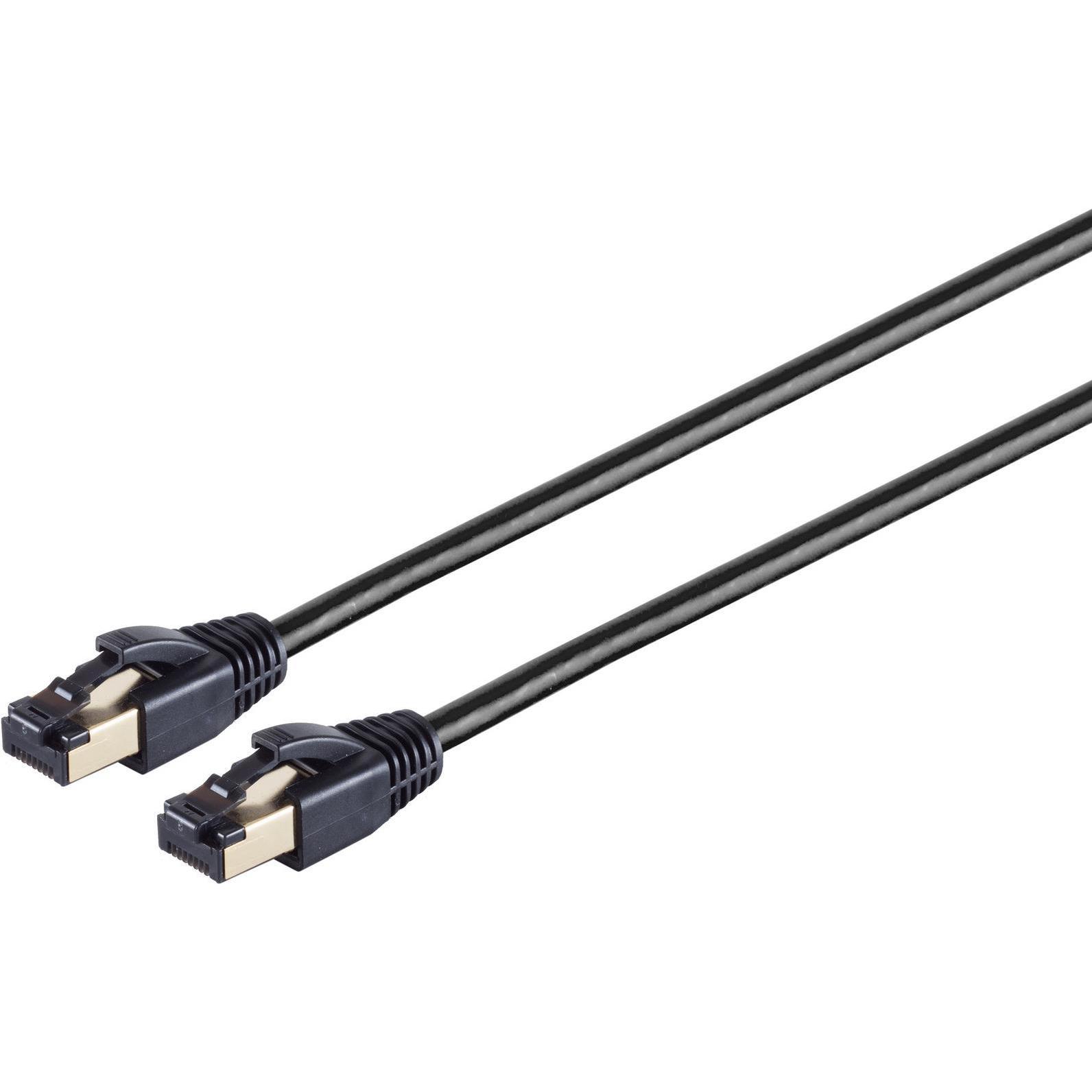 Shiverpeaks S/CONN maximum connectivity Netzwerkkabel-Patchkabel cat. 8.1 F/FTP PIMF LSZH schwarz 15,0m (15 m) (08-41085)