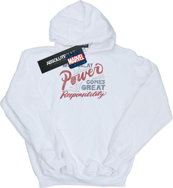 Produktbild SpiderMan Great Responsibility Kapuzenpullover Mädchen (128)