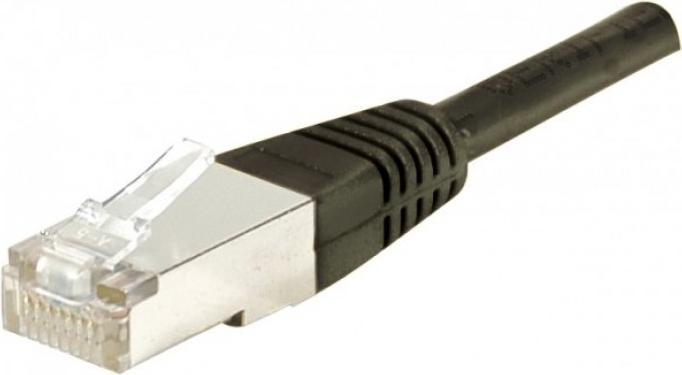 Actual product image Exertis Connect Patch cable S/FTP, PiMF, CAT.6, black, 1.5 m Patch cable with extra slim bend protection (S/FTP, CAT6, 1.50 m)