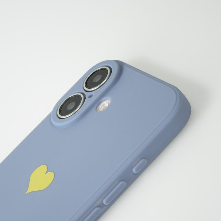 Image du produit PhoneLook Coque Silicone Mat Coeur doré (Apple iPhone 16)