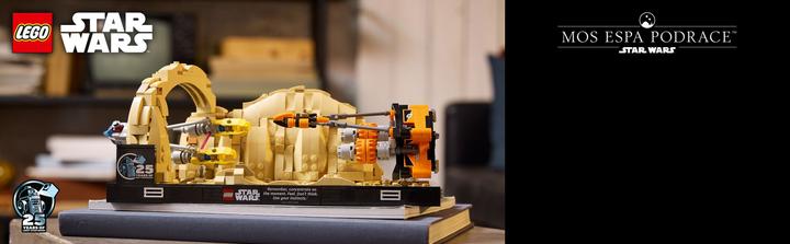 Produktbild LEGO Podrennen in Mos Espa – Diorama (75380, LEGO Star Wars)