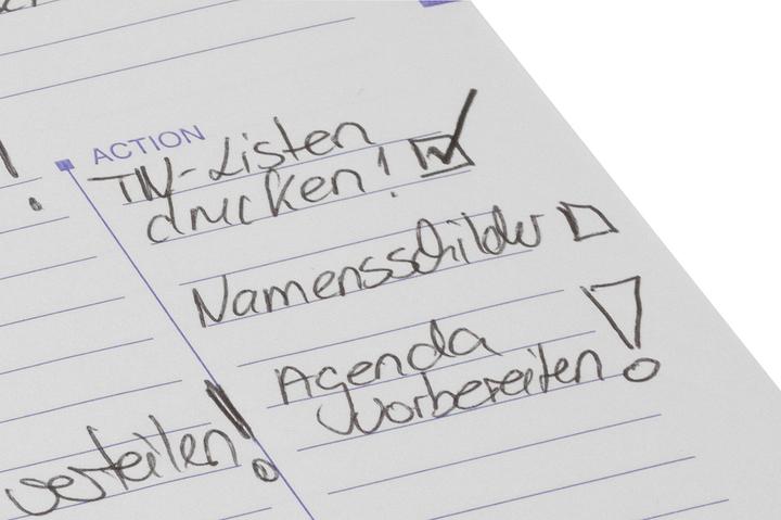 Actual product image Soennecken Collegeblock Office Meeting Book Paper size: DIN A4+ Ruling style: ruled (A4, Lined)