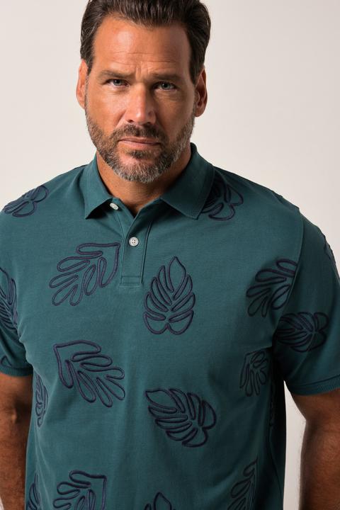 Actual product image JP1880 Poloshirt, Halbarm, Piqué, Stickmuster (6XL)
