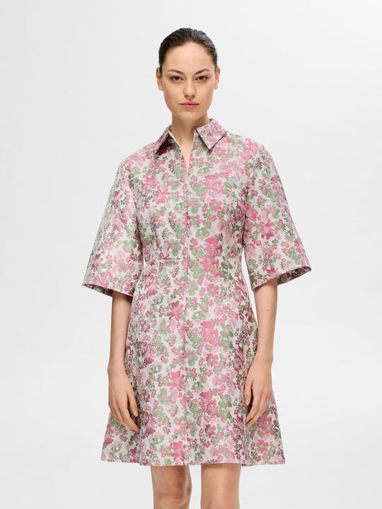Immagine prodotto Selected Mini abito in jacquard floreale (38)