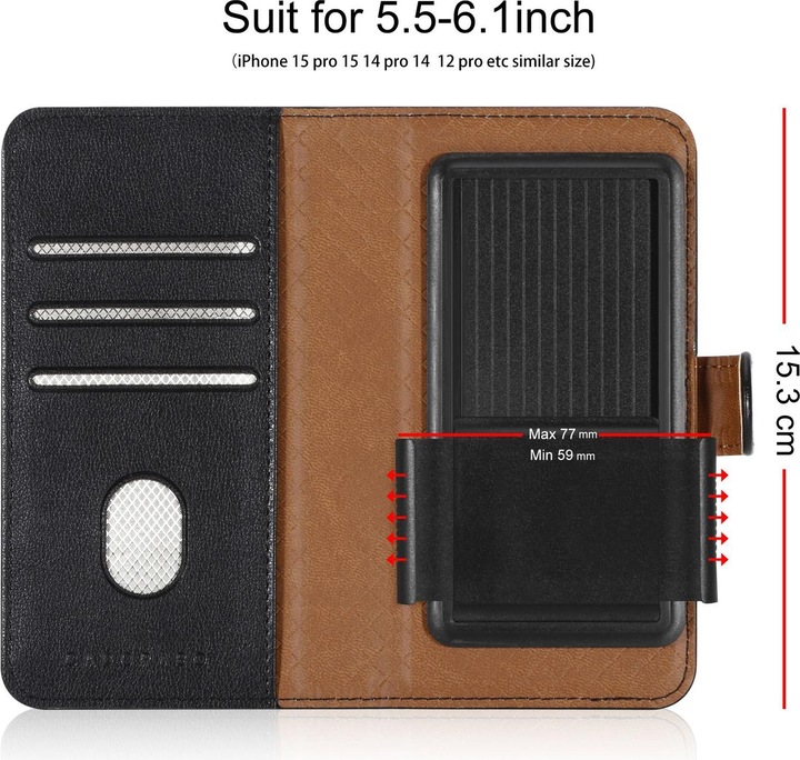 Actual product image Cadorabo Case for HTC ONE M9 Book Cover (HTC One M9)