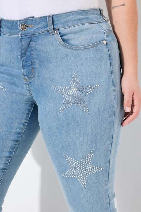 Produktbild Angel of Style Jeans, Straight Fit, Sterne, 5-Pocket (58)