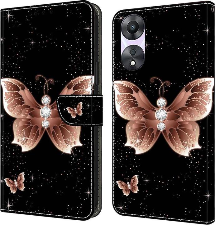 Image du produit Cover-Discount OPPO A78 5G - Etui effet 3D Diamond Butterfly (Oppo A78 5G)