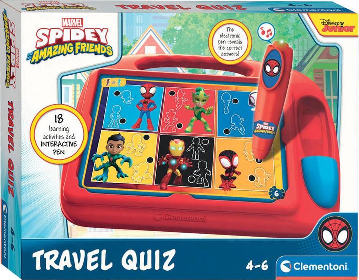 Produktbild Clementoni Travel Quiz Spidey (Englisch)