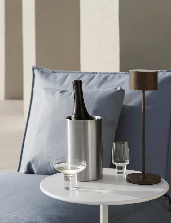 Actual product image Blomus Mobile LED light FAROL Rusty-Look