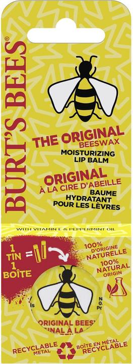 Actual product image Burt's Bees The Original Lip Balm Beeswax Tin (Lip balm)