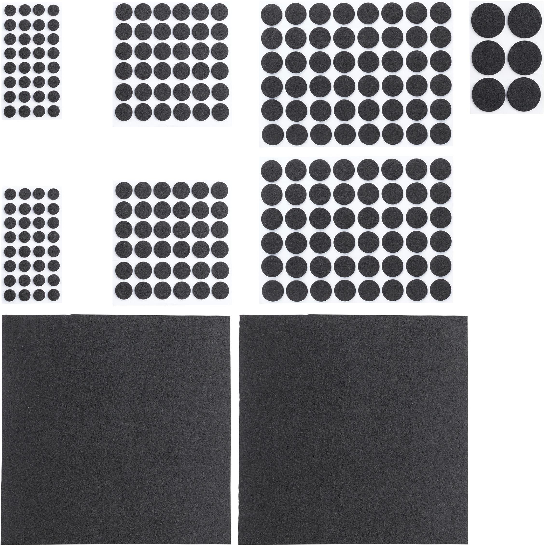 Relaxdays, Feltrini + Protezione mobili, Filzgleiter (Alianti in feltro, 240 pz.)