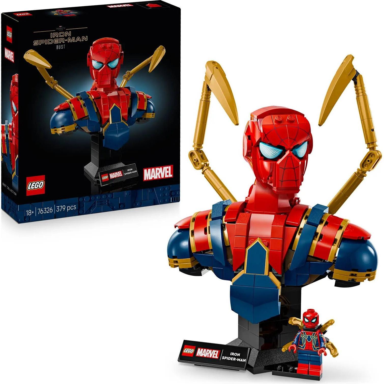 LEGO À Marvel 76326 Busta Iron Spider-Mana (76326, LEGO Marvel)