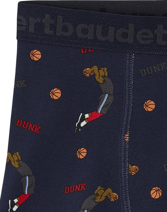 Immagine prodotto Vertbaudet 5er-Pack Jungen Boxershorts mit Bio-Baumwolle, Basketball (98, 104, Confezione da 5 pezzi)