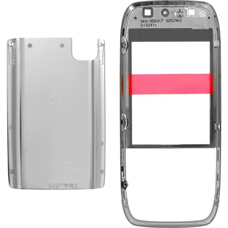 Thumbnail - Nokia E75 Cover Stahl weiss (Abdeckung), Mobilgerät Ersatzteile, Weiss