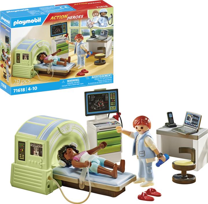 Produktbild Playmobil MRT mit Patient (71618, Playmobil Action Heroes)