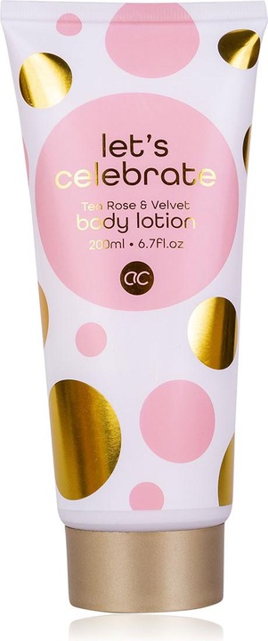Image du produit Accentra Lotion corporelle LET'S CELEBRATE en tube, 200ml, parfum : Tea Rose & Velvet, couleur : (Crème pour le corps, Lotion pour le corps, 200 ml)