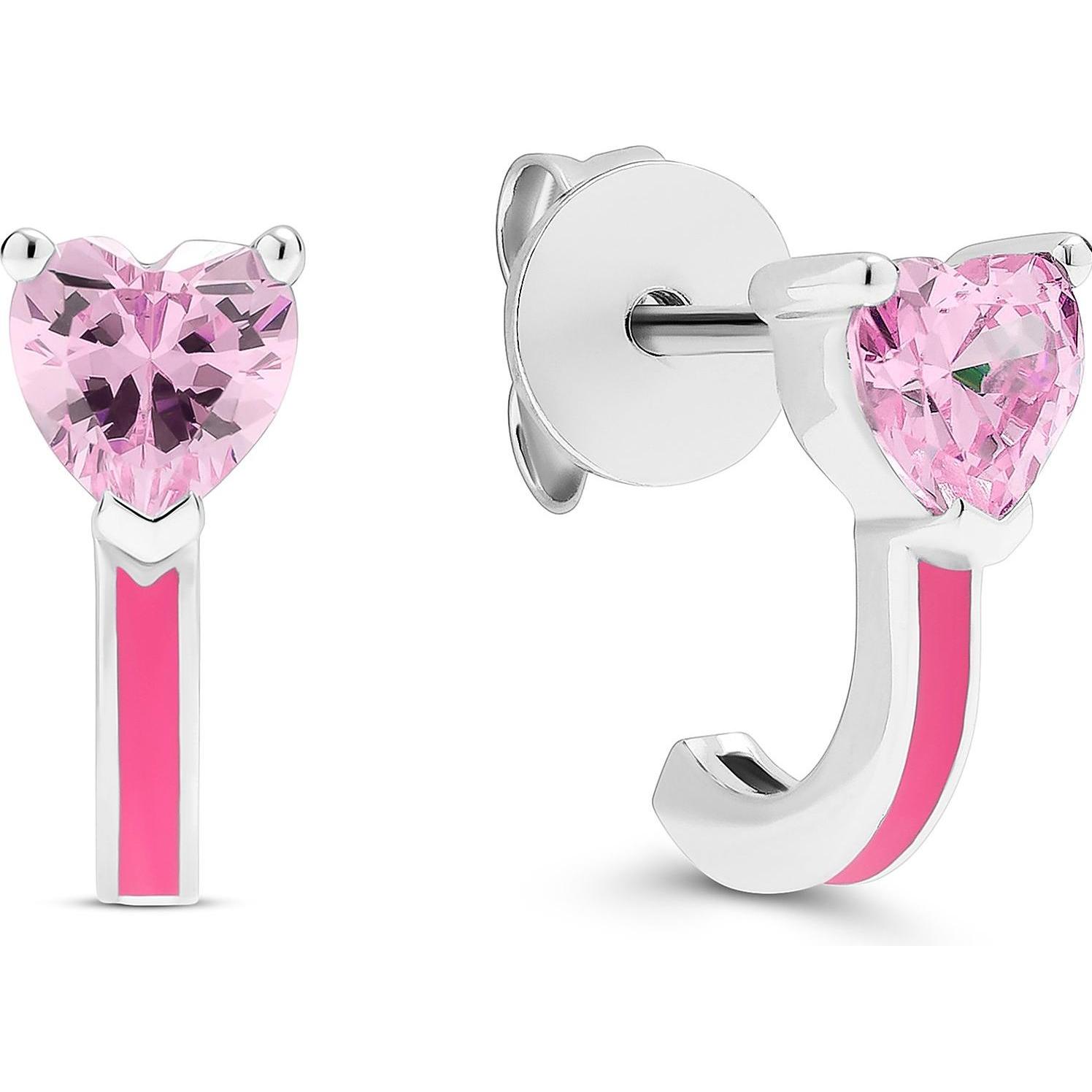 Jette, Ohrringe, Ohrstecker SUMMER LOVE, (925er Silber, Recycelt, Emaille)