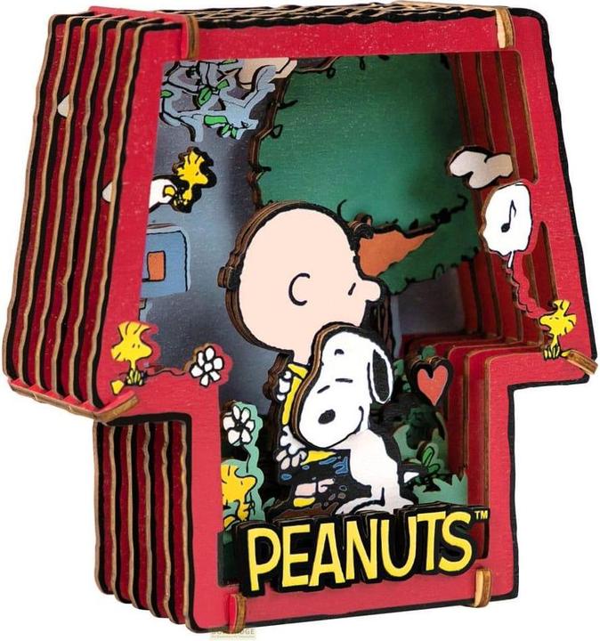 Pantasy Die Peanuts Puremind Modellbausatz Wooden Theater Healing Hug