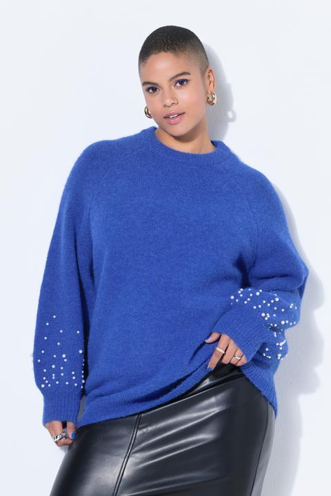 Produktbild Studio Untold Pullover, Classic Shape, Zierperlen, Ballonärmel (58, 60)