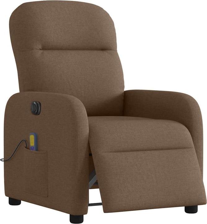 Immagine prodotto vidaXL Sedia da massaggio elettrica in tessuto marrone
