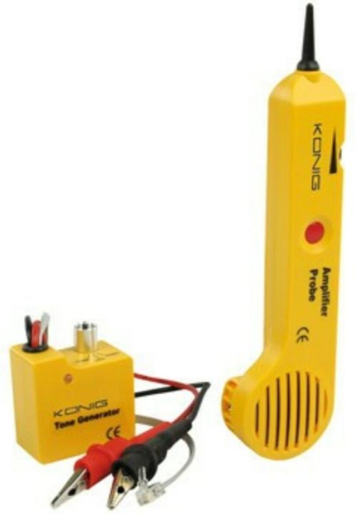 Actual product image Nedis PC and Multimedia Cable Tester PC and Multimedia Cable Tester Sound Generator LED Display Headphones