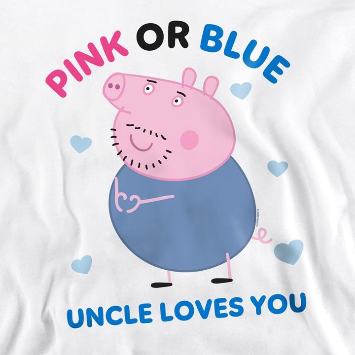 Immagine prodotto Peppa Pig Pink Or Blue Uncle Pig Loves You Felpa Adulto Unisex (L)