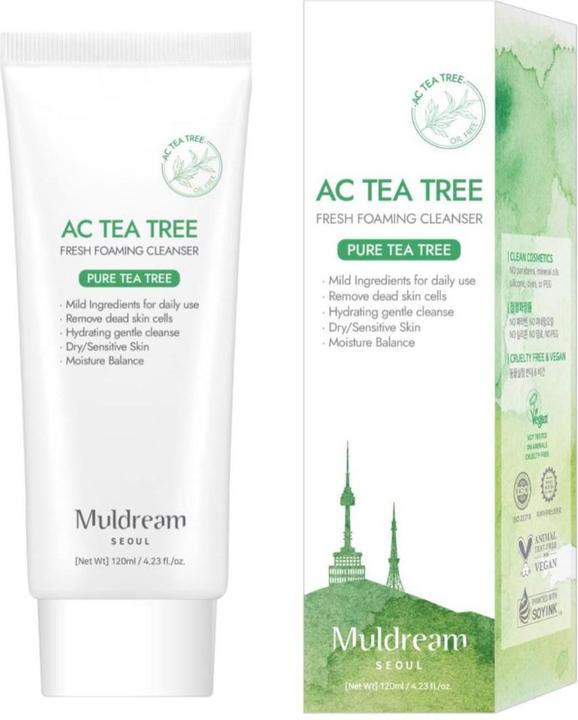 Image du produit Muldream AC Tea Tree Fresh Nettoyant moussant (Mousse nettoyante, 120 ml)